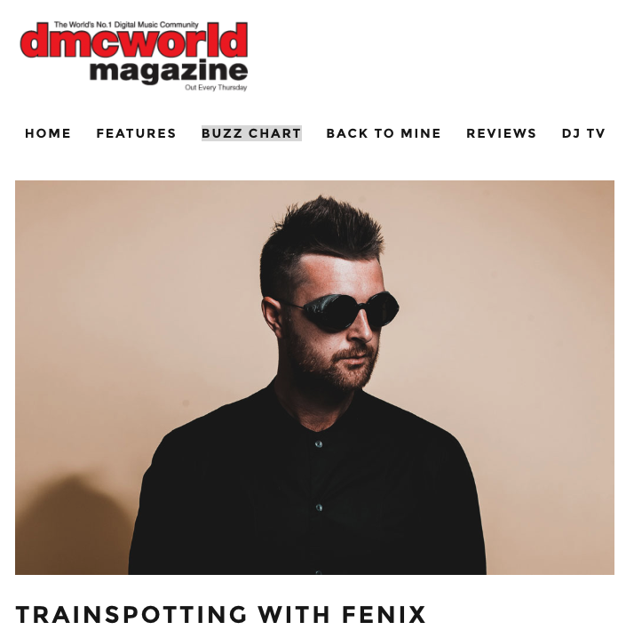DMC World Trainspotting with DJ Fenix. Dance Music PR. Online PR, PR Agency.